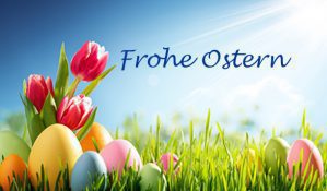 Wir wünschen Ihnen schöne Osterfeiertage!